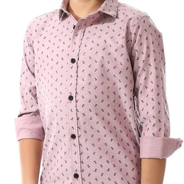 Andora Boys Pineapple Pattern Buttons Down Closure Modern