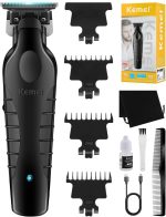 KEMEI 2299 Trimmer Professional Cordless Hair Clipper for Men Electric Beard Trimmers Barber Hair Cuttings Kit, Zero Gapped T Blade Trimmers for Men, KM-2299