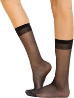 ⁦Charmaine Women Knee-High and Semi-Sheer Plain Socks⁩ - الصورة ⁦5⁩