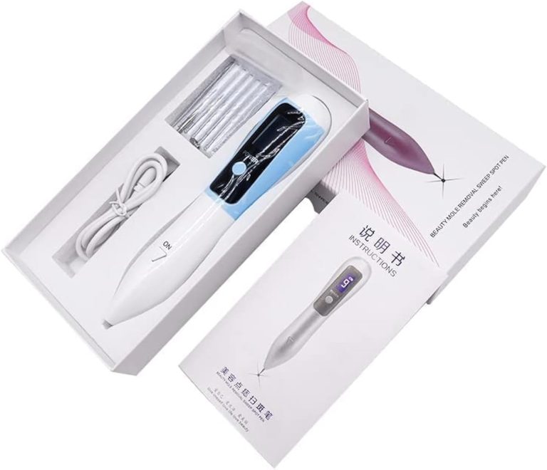Mole Remove Laser Plasma Pen Freckle Remover Machine 9 Speed LCD Display Mole Removal Dark Spot Remover Skin Wart Tag Tattoo Remove Tool Beauty Salon Dark Spot Remover Wart Remover