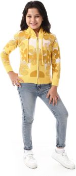 ⁦بلوفر منقوش ذاتيا ومزود بدبوس على شكل لعبة للبنات من اندورا⁩ - الصورة ⁦6⁩