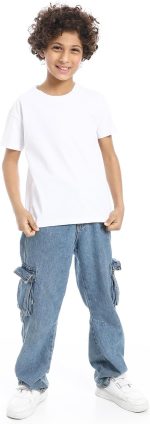 ⁦Andora Boys Oversize Plain Trim Western⁩ - الصورة ⁦5⁩