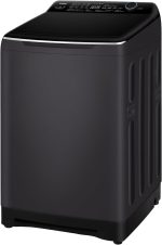 ⁦Haier 11KG Top Loading Fully Automatic, Direct Motion Inverter Motor, Rear Control, Soft Closing Door, Dark Silver, HWM110-B2178S⁩ - الصورة ⁦2⁩