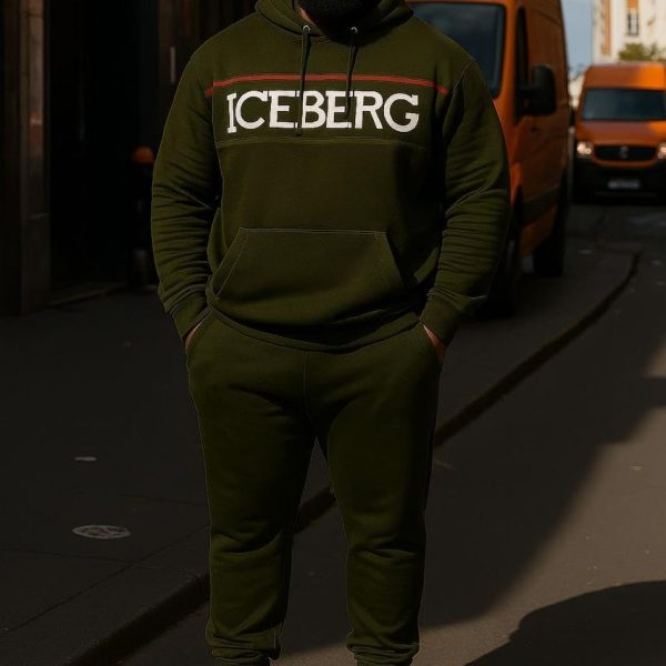 2 Piece Winter Comfortable Hooded Long Sleeve Sweatsuit Pants High Performance Fashion