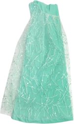 Access Kids Tulle Sleeveless Dress For Girls-Mint Green-9-12Month - الصورة 3