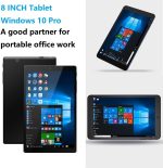 ⁦HONGSAMDE 8 Inch Windows 10 Pro Tablet, 8GB RAM 128GB ROM, Quad-Core CPU Windows Tablet with 800x1280 IPS HD Touchscreen/TF Slot/WiFi/Bluetooth/USB Port/Dual Cameras⁩ - الصورة ⁦6⁩