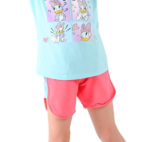 Jockey M M Girls Set Of 2 Pieces Printed Funny Duck Pajama Set