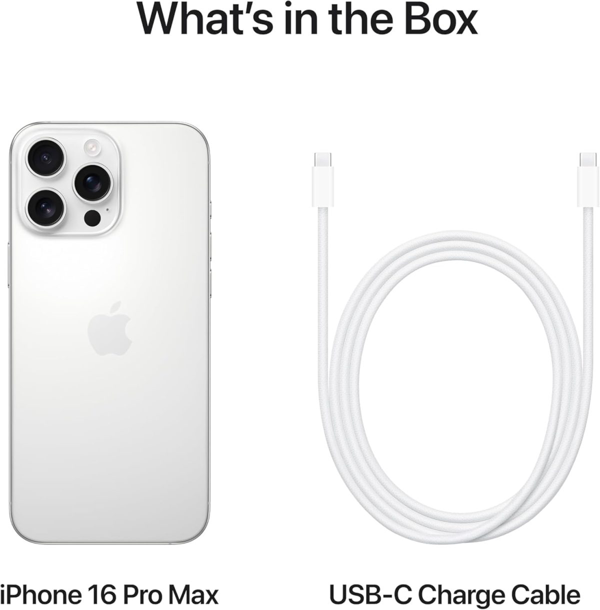 ⁦Apple iPhone 16 Pro Max (256 GB) - White Titanium⁩ - الصورة ⁦6⁩