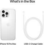 ⁦Apple iPhone 16 Pro Max (256 GB) - White Titanium⁩ - الصورة ⁦6⁩