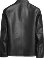 ⁦Top Leather (C26) Jacket Mens Lambskin Leather Jacket Casual Style Fashion Leather Jacket Men⁩ - الصورة ⁦3⁩
