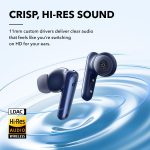 ⁦Soundcore Liberty 4 NC Earbuds, 98.5 Percent Noise Reduction, Adaptive Cancelling To Ears And Environment, Hi-Res Sound, 50H Battery, Wireless Charging, Bluetooth 5.3 Navy Blue -18 Months Warranty⁩ - الصورة ⁦3⁩