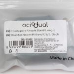 ⁦OcioDual Silicone Replacement Strap Compatible with Xiaomi Mi Band 6 5 Amazfit Band 5 Black Soft Strap Anti-lost Replacement⁩ - الصورة ⁦8⁩