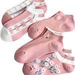 Women's Casual Ankle Socks Comfort Foot Socks 5 Pairs + 1 Gift Set, 6 Pairs Full, Size (34-42)