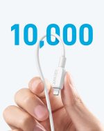⁦Anker USB C to Lightning Cable(3FT,White), MFi Certified for iPhone 14 Series, and More(Charger Not Included)⁩ - الصورة ⁦7⁩