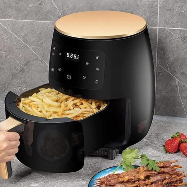 Silver Crest Air Fryer 6 Liter 2400W Multifunction Touch Screen - Black