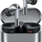 Samsung Galaxy Buds3 Pro, Wireless Bluetooth Earbuds with Adaptive: Noise Control, Hi-Fi Sound, 360 Audio-Silver - 1 Year Local Warranty