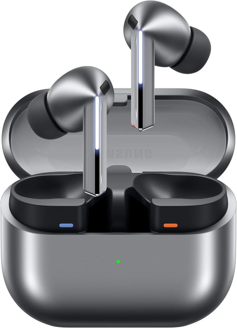 Samsung Galaxy Buds3 Pro, Wireless Bluetooth Earbuds with Adaptive: Noise Control, Hi-Fi Sound, 360 Audio-Silver - 1 Year Local Warranty
