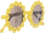 ⁦Daphane Flower Sunglasses for Girls - Yellow⁩ - الصورة ⁦4⁩