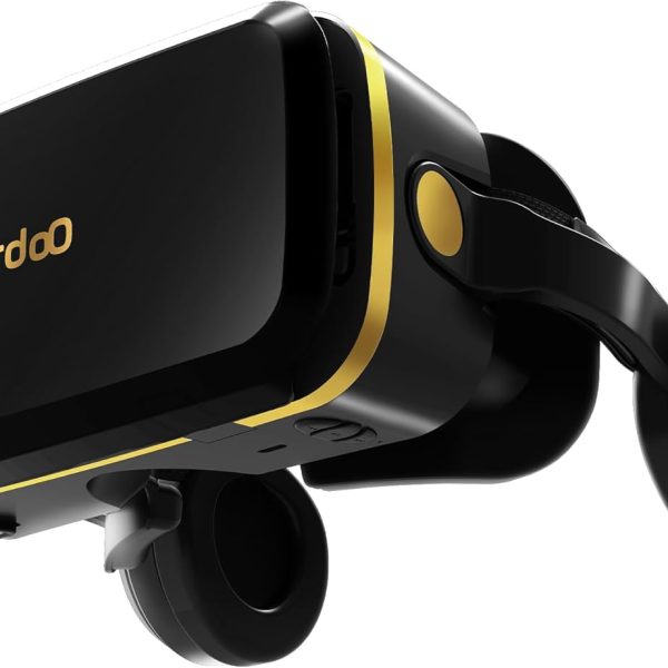 cardoO VR Box Max – 5.3 Bluetooth VR Headset, Premium VR Glasses for Android and iOS Mobile Phones (4.8 to 7.0) | 360° Panoramic View | iMax Cinema | Built-in Headphones