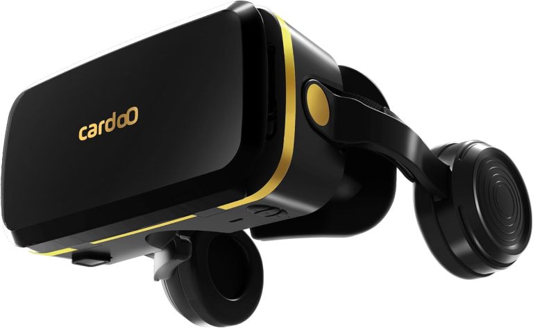 cardoO VR Box Max – 5.3 Bluetooth VR Headset, Premium VR Glasses for Android and iOS Mobile Phones (4.8 to 7.0) | 360° Panoramic View | iMax Cinema | Built-in Headphones