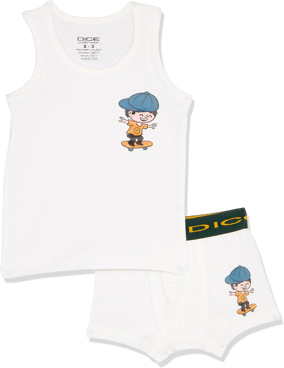 61KDlzTPFsL._AC_SL1500_.jpg Dice Boys Tank Top with different prints and Boxer Shorts Boxer Shorts