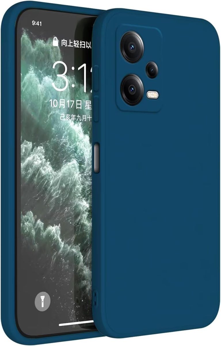 Topme Cover for Redmi Note 12 Pro+ 5G / Redmi Note12 ProPlus (6.67 Inches) Case Cover, Skin Protection Silicone TPU Case – Sapphire Blue