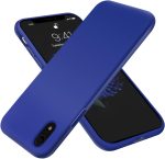 Dl3 Mobilak Compatible with iPhone XR Case, Liquid Silicone Case, Full Body Protective Cover, Shockproof, Slim Phone Case, Anti-Scratch Soft Microfiber Lining (Pepsi)