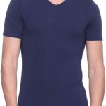 Dice Mens V-Neck short sleeve solid Undershirt