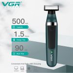 ⁦VGR Premium Cordless Rechargeable IPX5 Fully Waterproof Dual Sided OneBlade Trimmer & Shaver 3 Trimming Combs for complete Beard Styling & Body Hair Trimming⁩ - الصورة ⁦6⁩