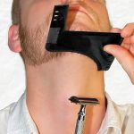 ⁦High Quality Beard Comb All In One Tool Stencil Beard Styling Set With Comb For Men´s Chin Beard Neck Beard Stencils Beard Styling Tool Shaving Stencil Beard Shaving⁩ - الصورة ⁦5⁩