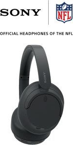 ⁦Sony WH-CH720N Noise Cancelling Wireless Headphones : Bluetooth Over The Ear Headset With Mic For Phone-Call-Black⁩ - الصورة ⁦2⁩
