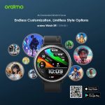 ⁦Oraimo OSW-820 Smart Watch 5R Premium Smartwatch Sleek and Robust for Active Lifestyles - Black⁩ - الصورة ⁦5⁩