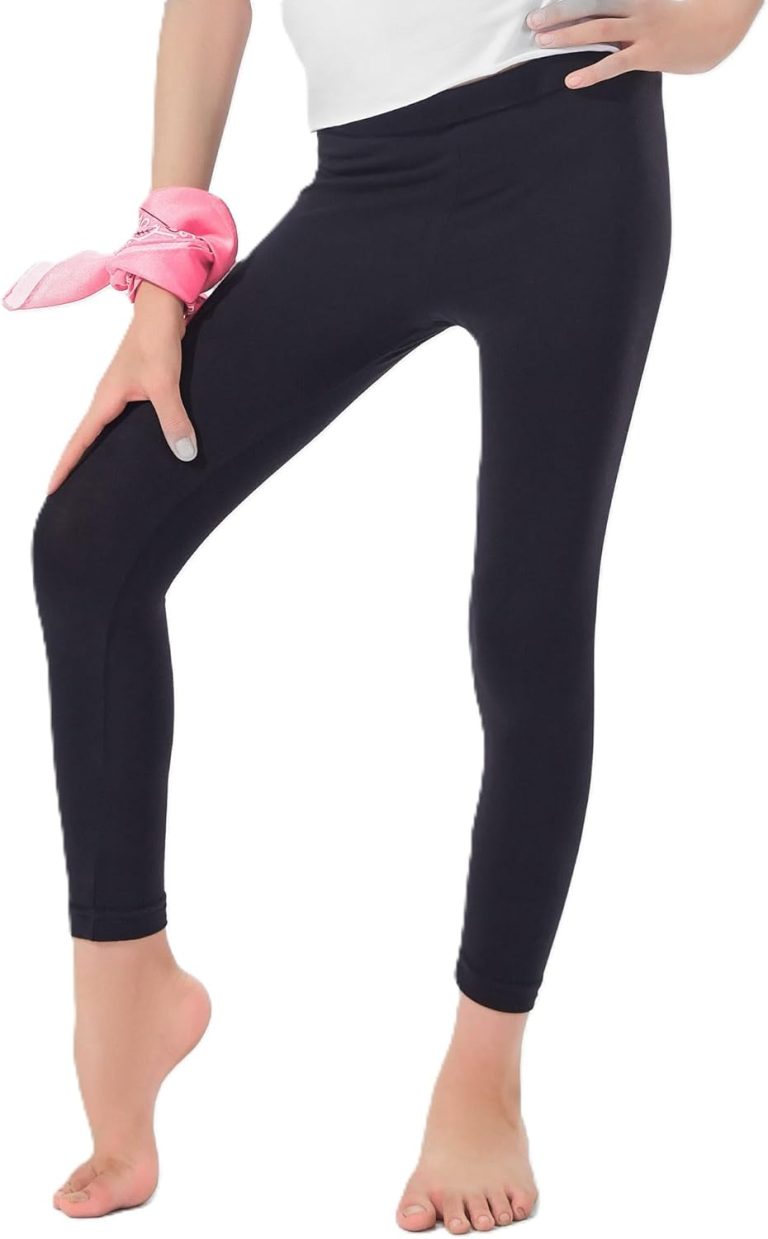 Full Slim Pants For Girls - Black