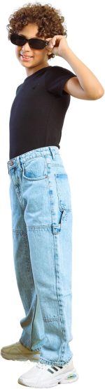 ⁦Widelage Carpenter Jeans Boys Light Blue⁩ - الصورة ⁦3⁩