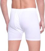 ⁦Dice mens Cotton Elastic Waist Solid Boxer Briefs (pack of 3)⁩ - الصورة ⁦3⁩