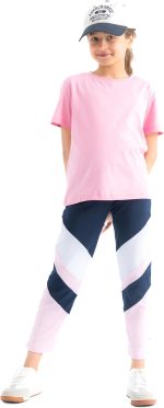 ASTK Girls Color Block printed Pants