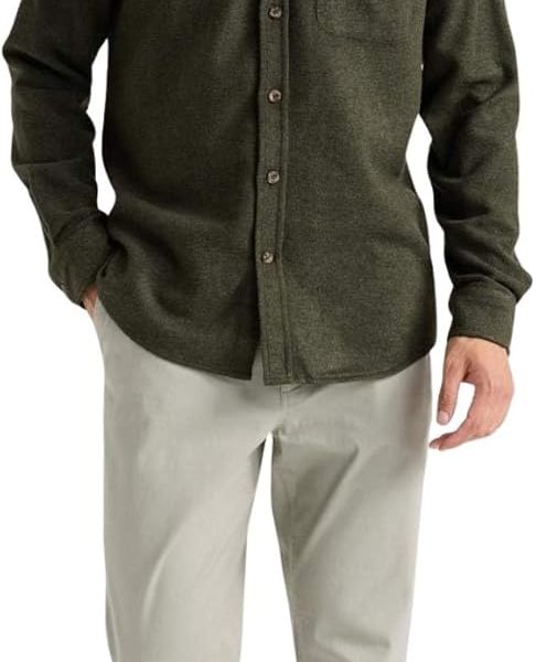 بنطلون تشينو حديث بقصة كلاسيك للرجال من ديفاكتو، موديل D7349AX