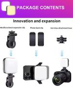 ⁦Cason Selfie Light for Mobile - Dimmable 3000-9900K Ring Light for Phone, Rechargeable LED Camera Light for Video Shooting, Laptop Light for Video Conferences (White, Warm Light)⁩ - الصورة ⁦6⁩
