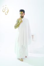 ⁦TAWAF Ihram Ehram Clothes Men Hajj & Umrah100% Egyptian Cotton 1300 gm 2 pieces with Snap Buttons⁩ - الصورة ⁦3⁩