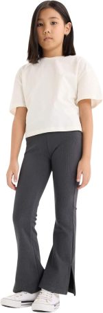 DeFacto Girls Flare Fit Casual Knitted Bottom Leggings D9651A8 Leggings
