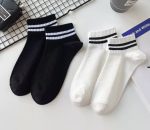 ⁦Trendora Cotton Blend Ankle Socks, Mixed Colors, Regular Size, 5 Pairs With 1 Gift, Casual Wear, Machine Washable⁩ - الصورة ⁦5⁩