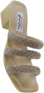 ⁦كريستال سليبر 3 سير بكعب عريض⁩ - الصورة ⁦2⁩