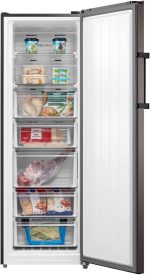 ⁦TOSHIBA Deep frezzer GR-RU312WE-DMN(57) 238L, FRZ/REF Convertible, Ultra Big Box, Energy saving, Total No Fotest, Multi-Air flow, Fast freez, Fast Cooling, Electronic Control Silver⁩ - الصورة ⁦4⁩