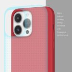 ⁦AWH Compatible with iPhone 14 Pro Max Case for Women - Drop Protection, Anti-Fingerprint, Anti-Scratch, Shockproof Soft-Touch Silicone Phone Case for iPhone 14 Pro Max 6.7" (Red)⁩ - الصورة ⁦5⁩
