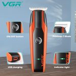 ⁦VGR V-999 Professional Rechargeable Cordless Beard Hair Trimmer Kit with Dual Motor, Guide Combs Brush USB Cord for Men, Family or Pets Rechargeable Li-ion Battery 120 minutes Runtime⁩ - الصورة ⁦2⁩