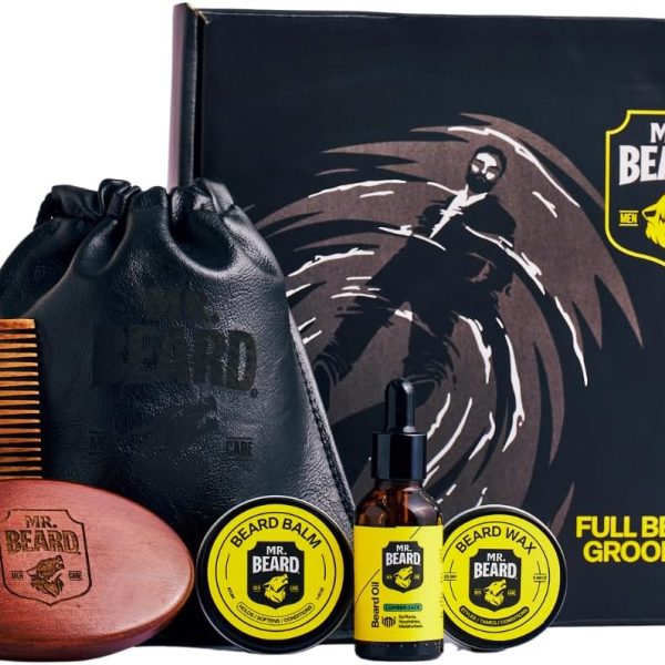 Mr. Beard Full Grooming Kit Including Brush