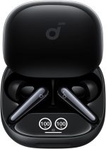 ⁦soundcore Liberty 4 Pro by Anker, Noise Cancelling Wireless Earbuds, 7-Sensor and Real-Time Adaptive Noise Cancelling, Clear Calls with 9 Mics and AI - Black -18 Months Warranty⁩ - الصورة ⁦8⁩