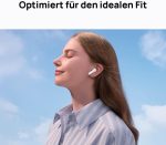⁦HUAWEI FreeBuds SE 2, 40-Hour Battery Life, Compact and Comfortable to Grip, 3 Hours of Music Playback on a 10-Minute Charge, IP54 Dust & Splash Resistance, Ceramic White⁩ - الصورة ⁦4⁩