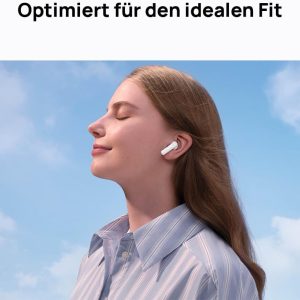 ⁦HUAWEI FreeBuds SE 2, 40-Hour Battery Life, Compact and Comfortable to Grip, 3 Hours of Music Playback on a 10-Minute Charge, IP54 Dust & Splash Resistance, Ceramic White⁩ - الصورة ⁦4⁩