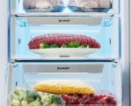 ⁦SHARP Deep Freezer Inverter Digital No Frost 6 Drawers 250 Liter, Black FJ-EC23(BK)⁩ - الصورة ⁦3⁩